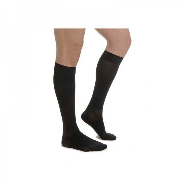 calcetin medilast negro talla grande
