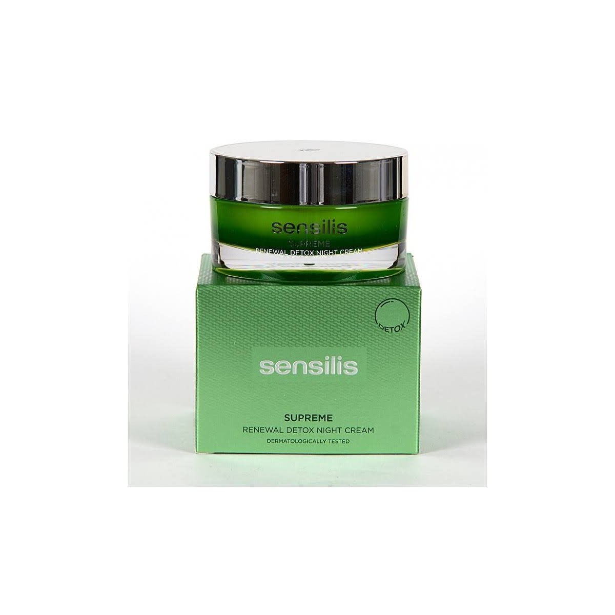 sensilis supreme renewal detox crema noche 50ml