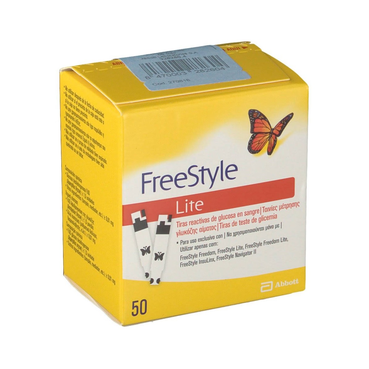 freestyle lite 50 tiras abbott