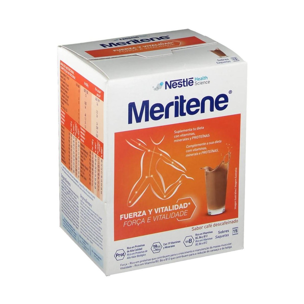 meritene cafe descafeinado 15 sobres