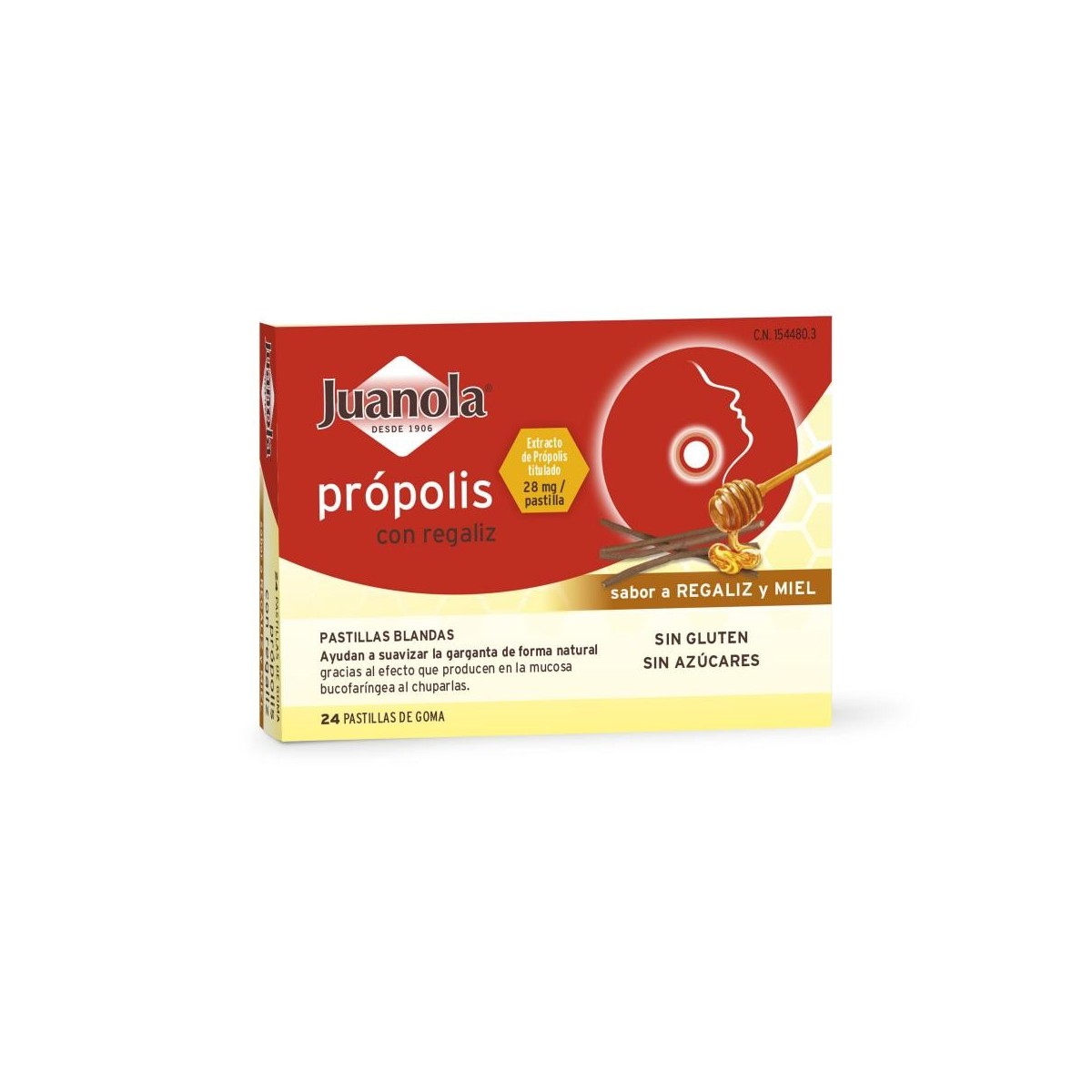 juanola propolis regaliz 24 pastillas
