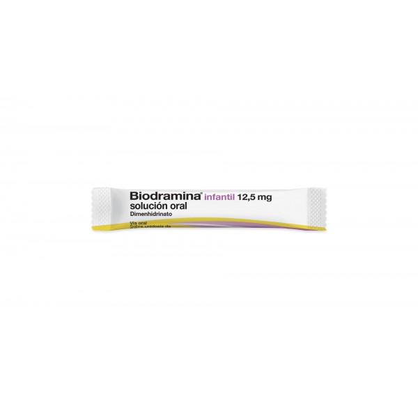 BIODRAMINA INFANTIL 12,5 mg SOLUCION ORAL