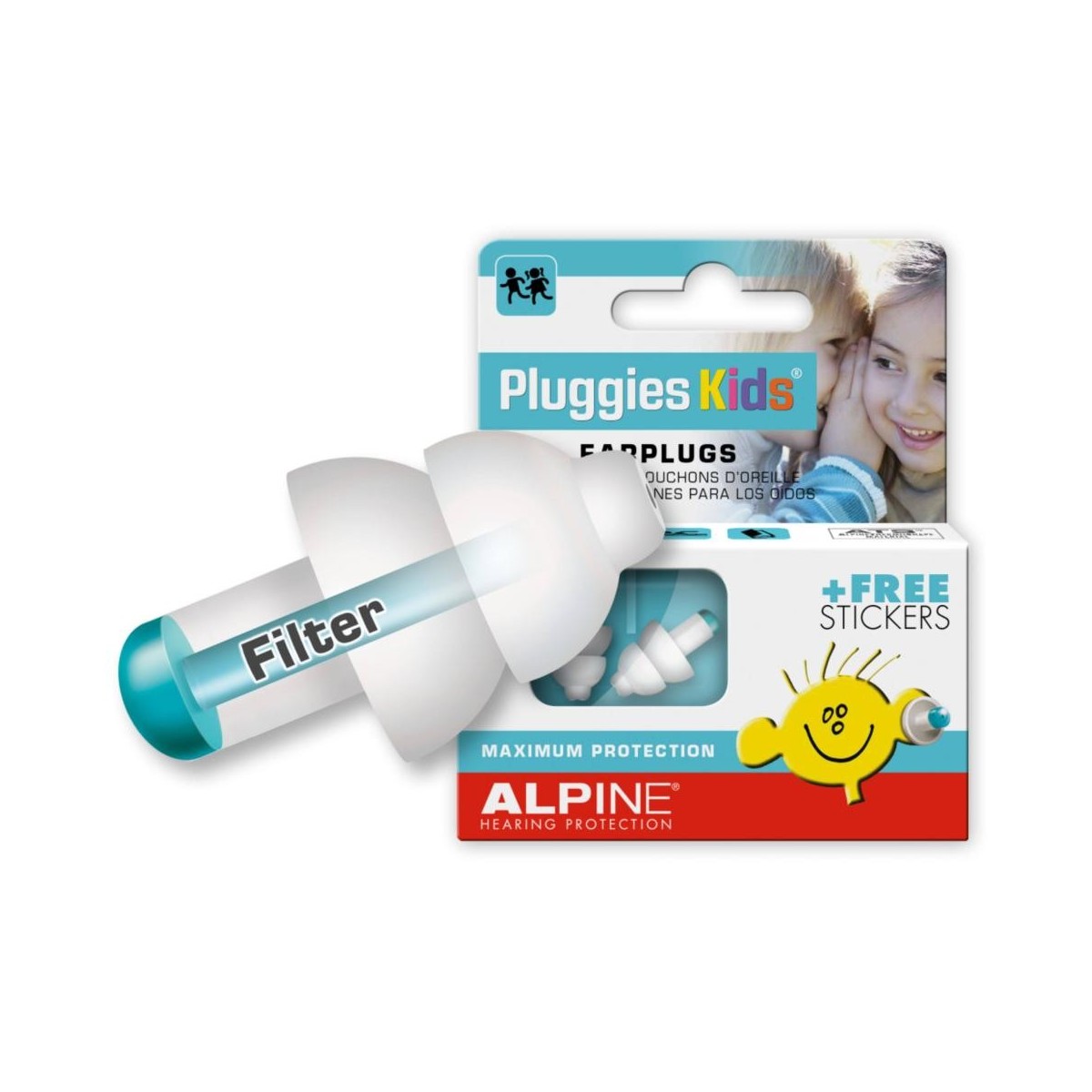alpine filtro auditivo pluggies ninos