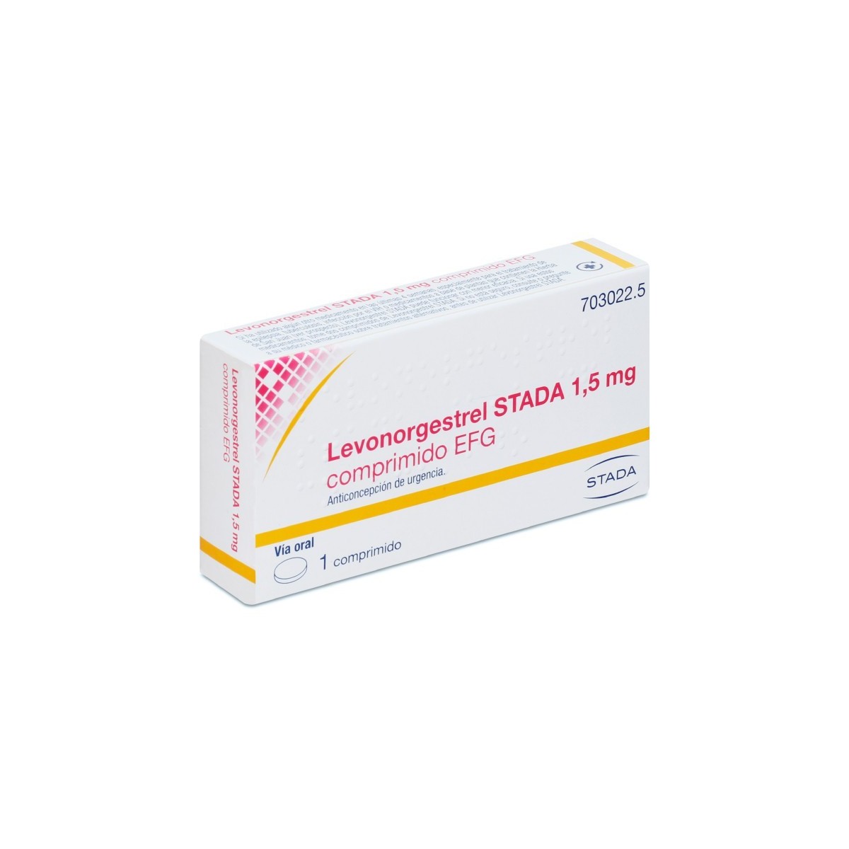 LEVONORGESTREL STADA 1.5 mg COMPRIMIDO EFG, 1...