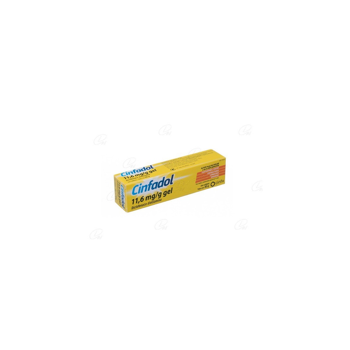 CINFADOL DICLOFENACO 11,6 mg/g GEL