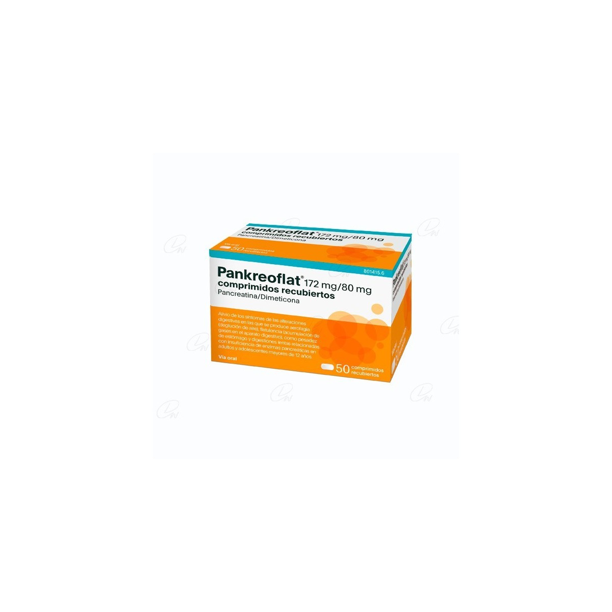 PANKREOFLAT 172 mg/80 mg COMPRIMIDOS...