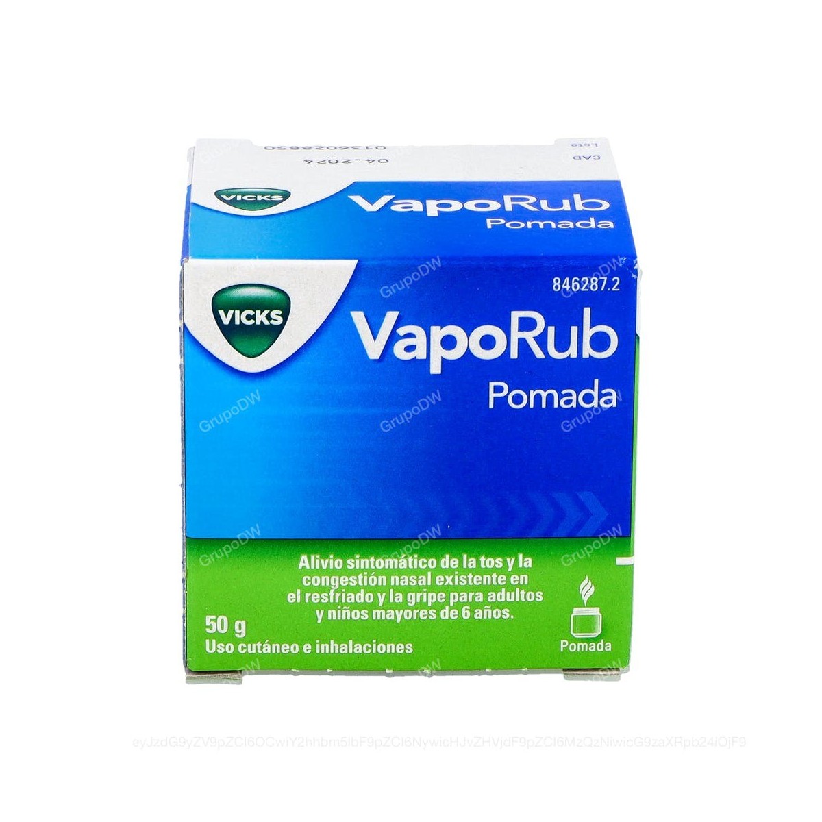 VAPORUB POMADA, 1 frasco de 50 g