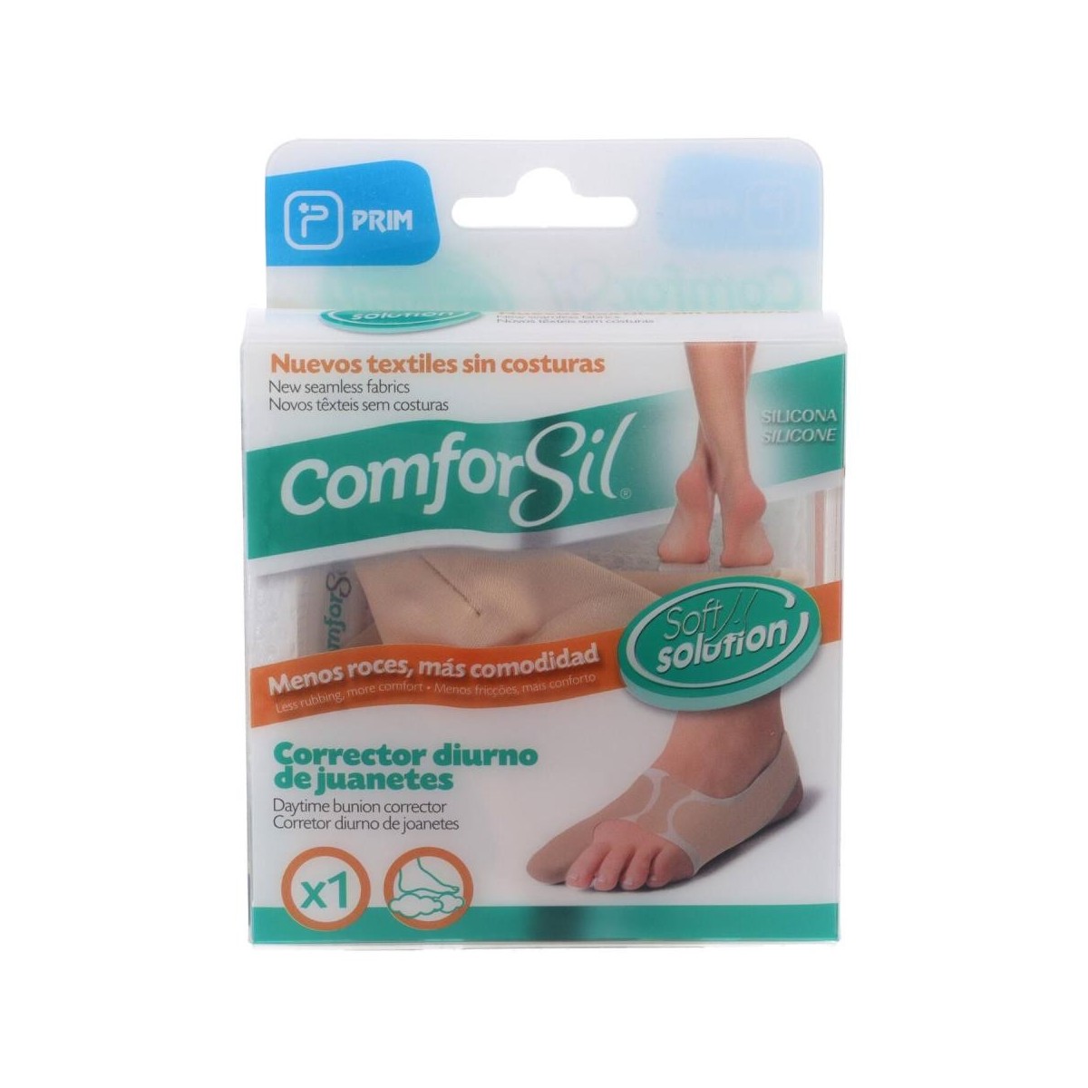 prim corrector juanetes diurno comforsil pie izquierdo