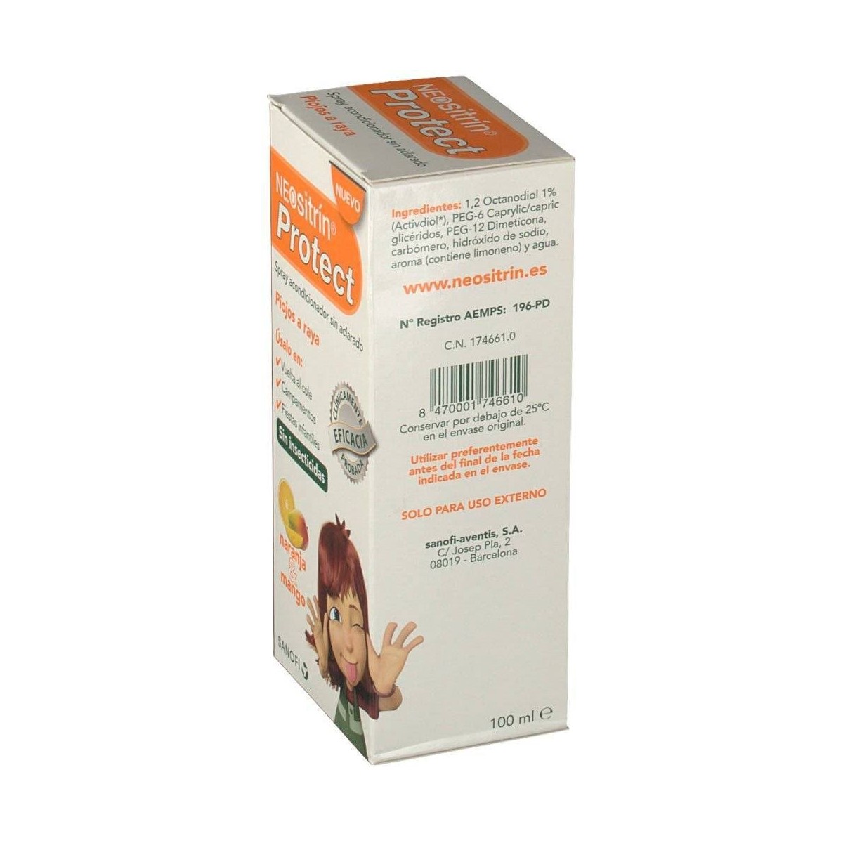 neositrin protect spray acondicionador 100 ml