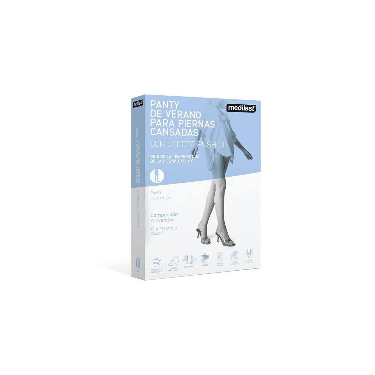 medilast panty fresh compresion ligera beige t l