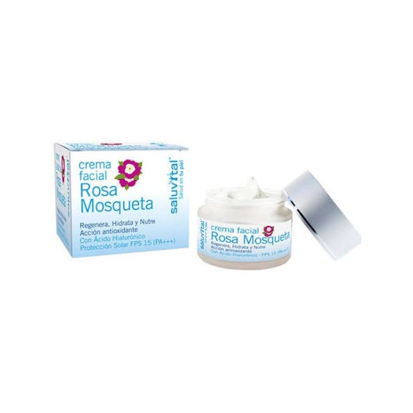 saluvital crema facial rosa mosqueta 50 ml