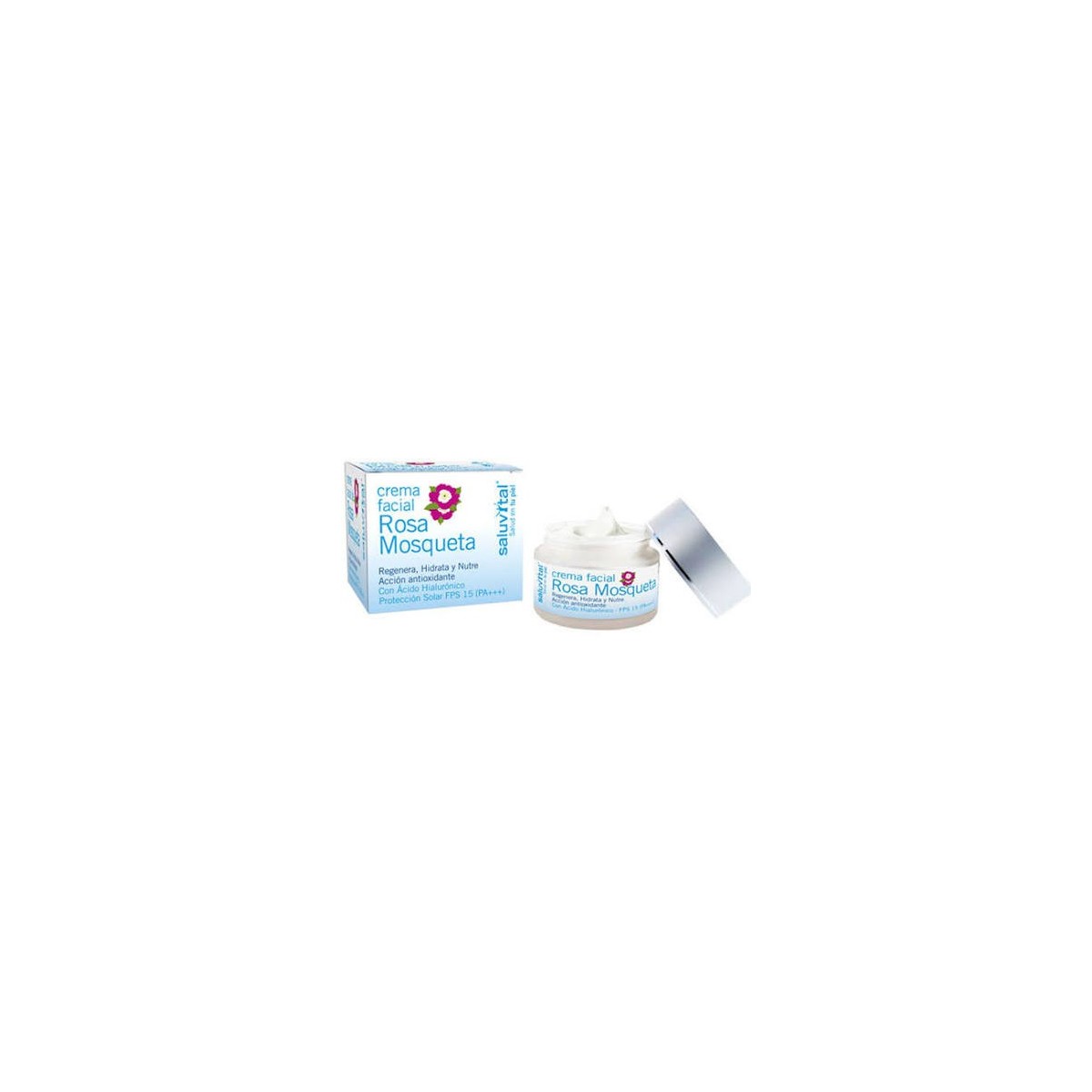 saluvital crema facial rosa mosqueta 50 ml