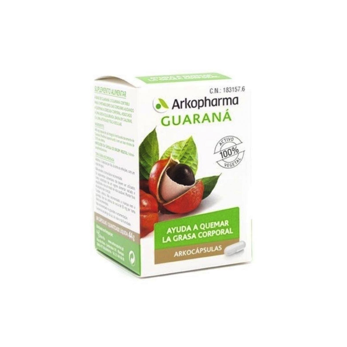arkopharma guarana 84 capsulas