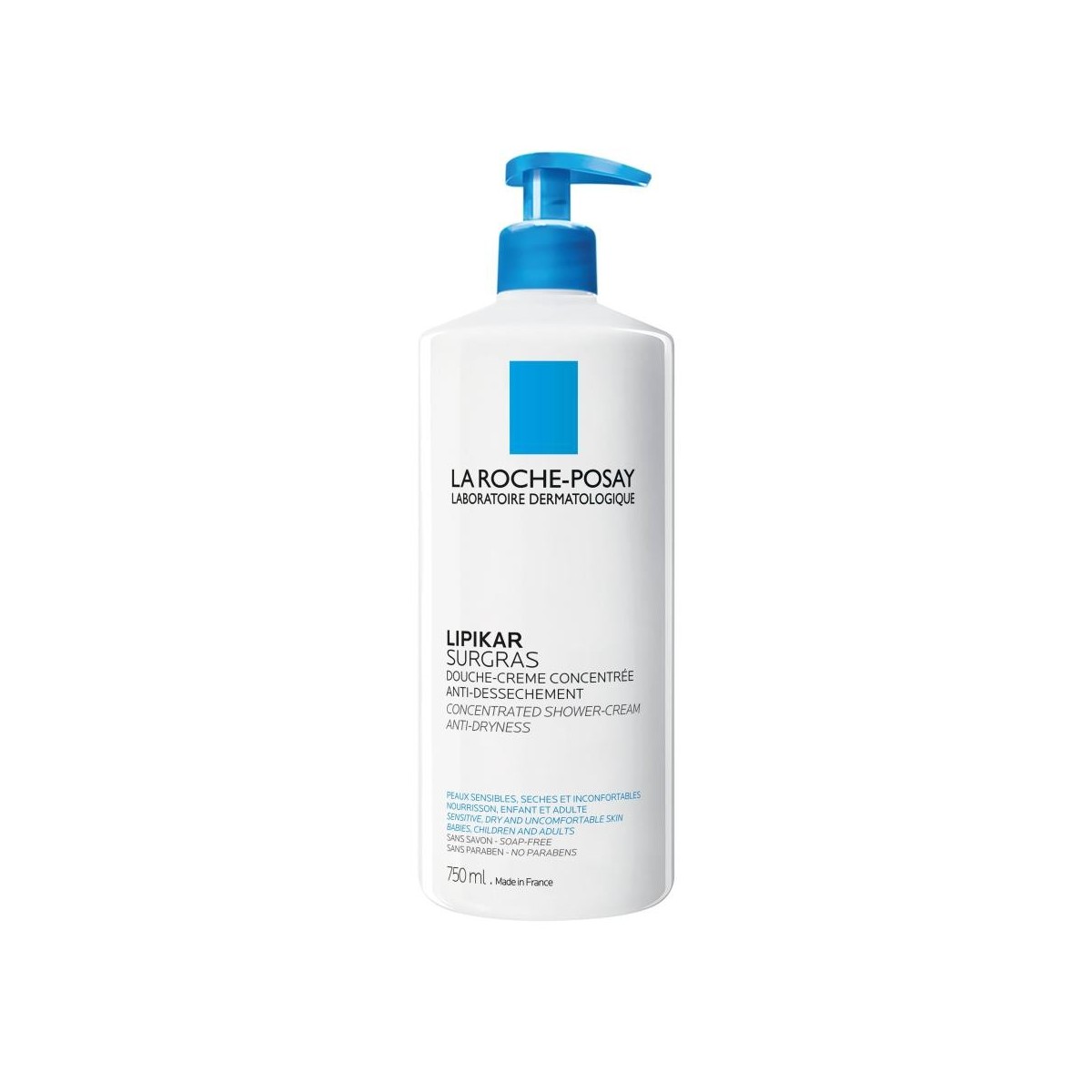 lipikar surgras crema de ducha la roche posay 750ml