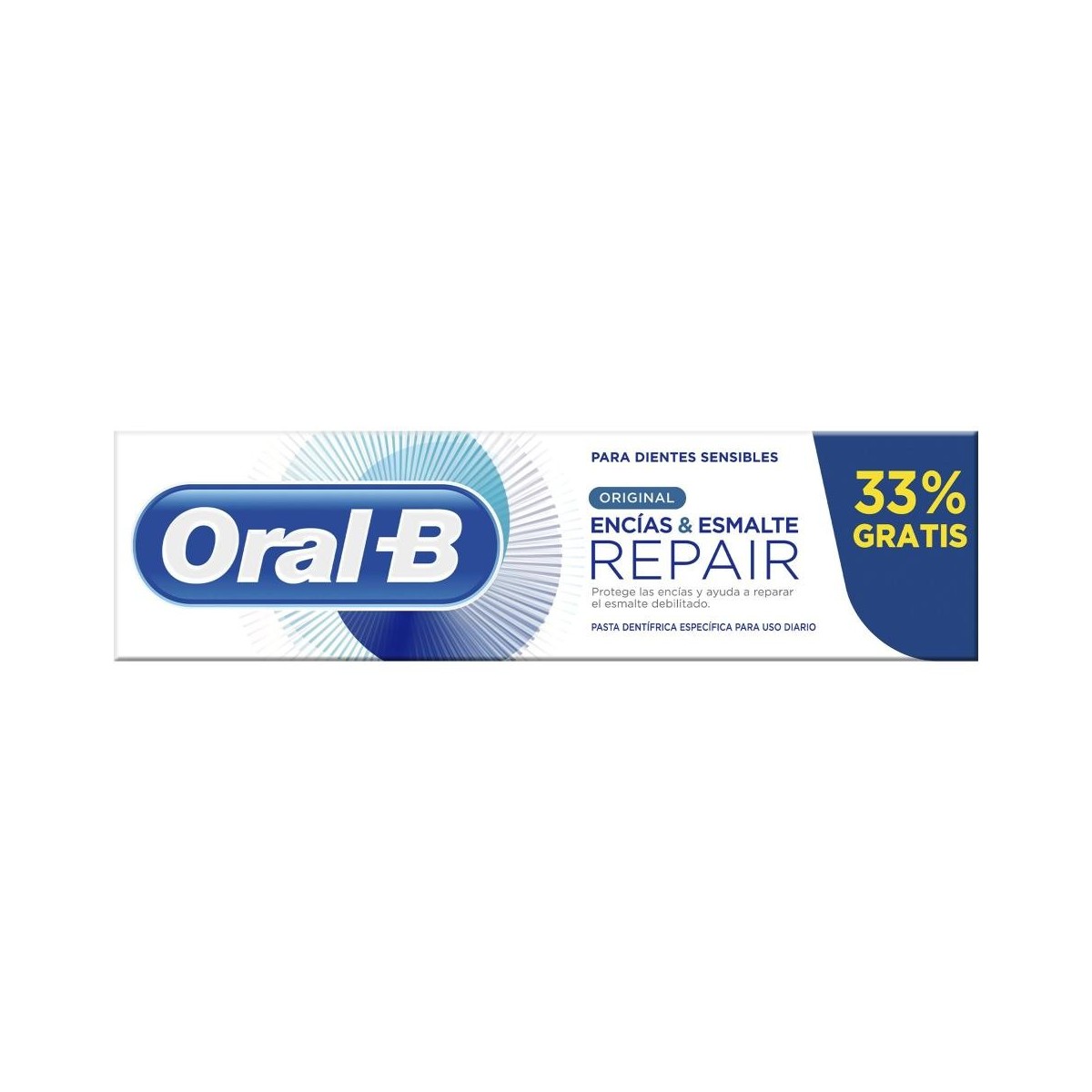 oral b pasta dentifrica repair original encias y esmalte 100ml