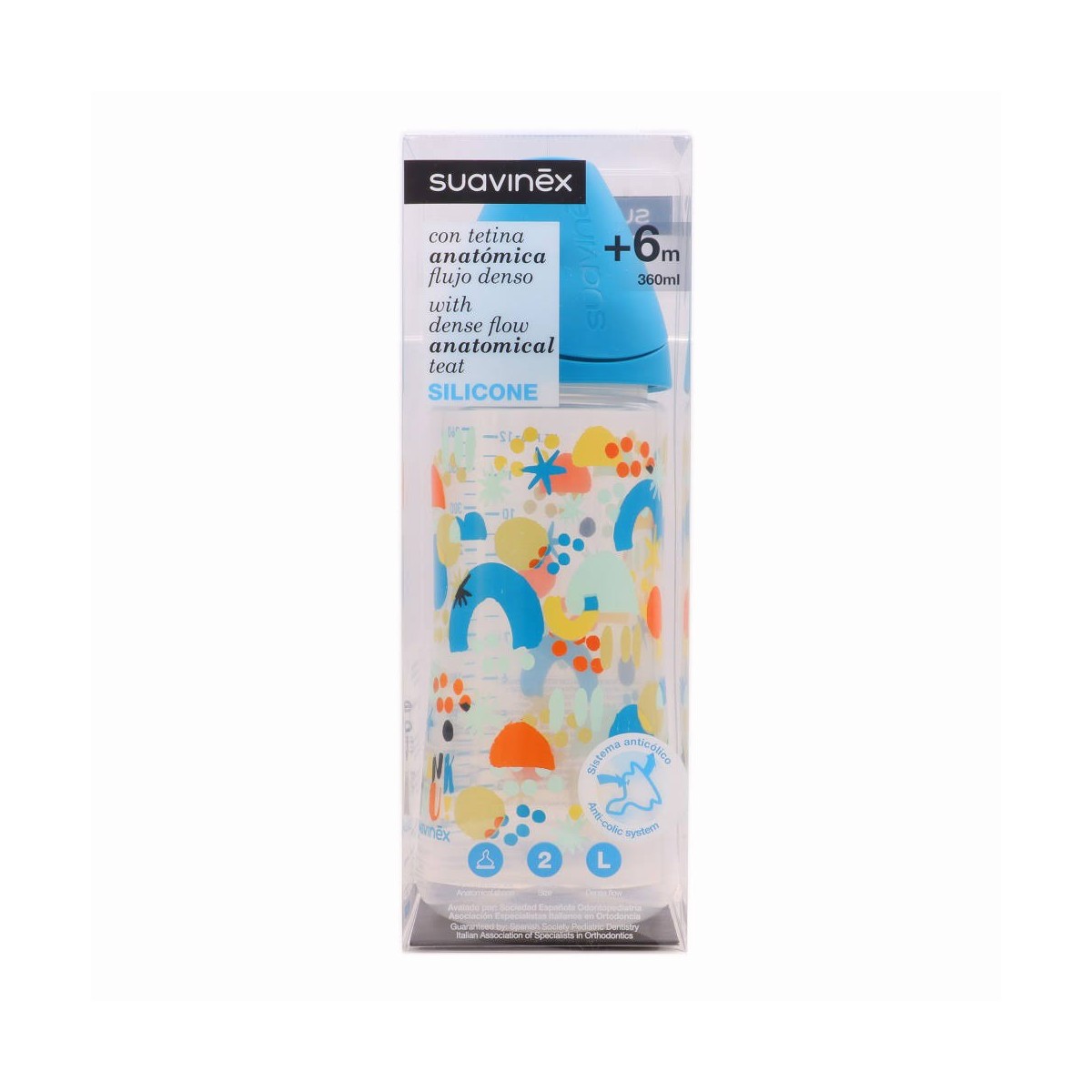 suavinex biberon tetina anatomica silicona 360ml