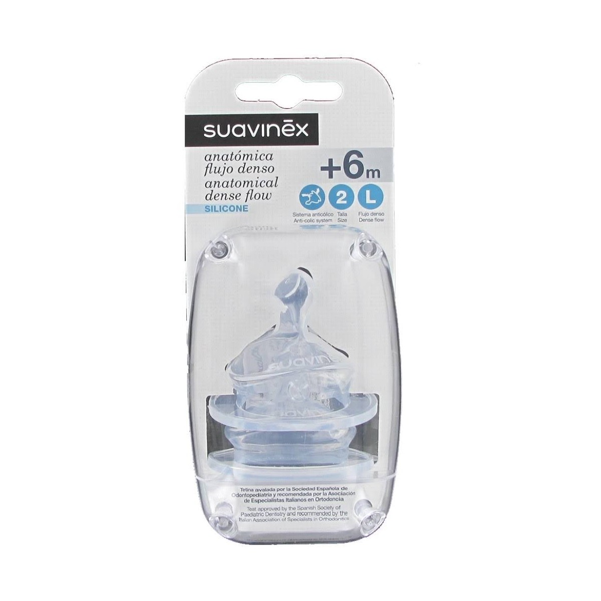 tetina silicona anatomica suavinex t2l 2 u