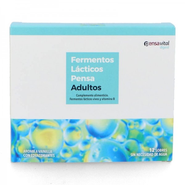fermentos lacticos pensa adultos 12 sobres