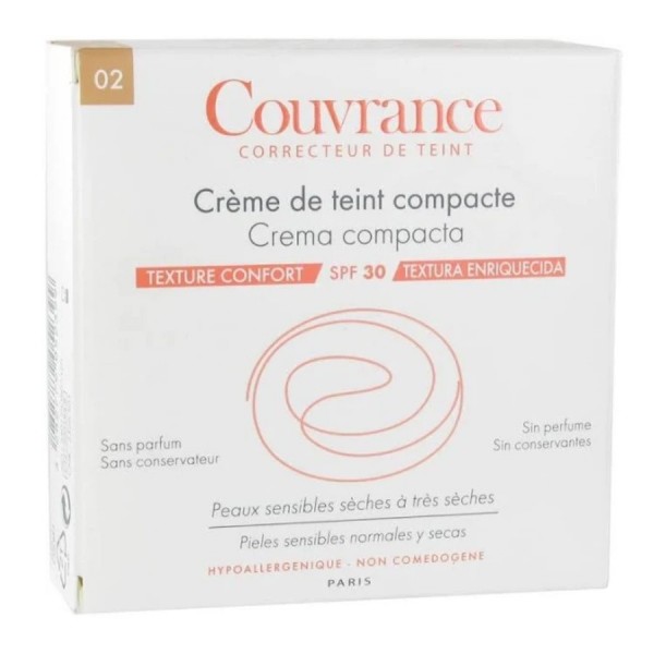 couvrance crema compacta confort natural avene